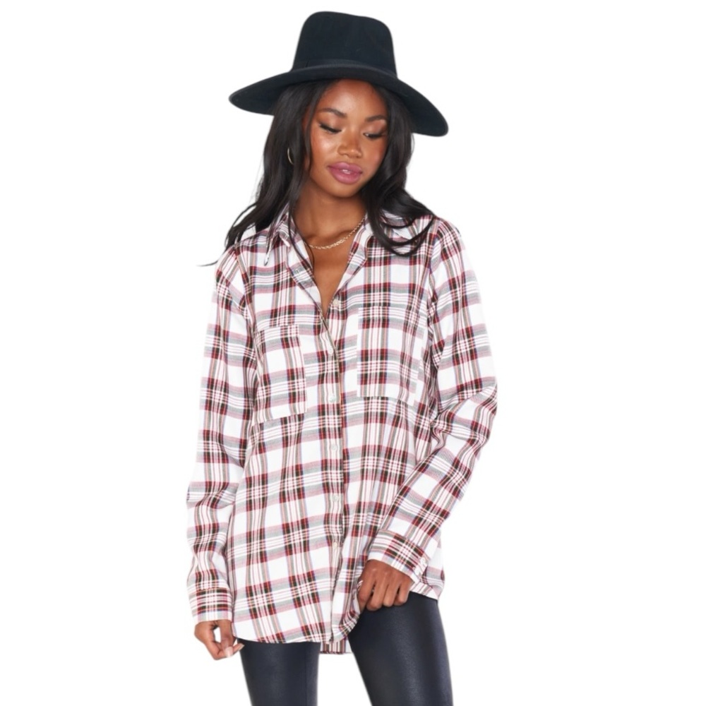 Show Me Your MuMu The Layer Shirt size XS flannel
plaid